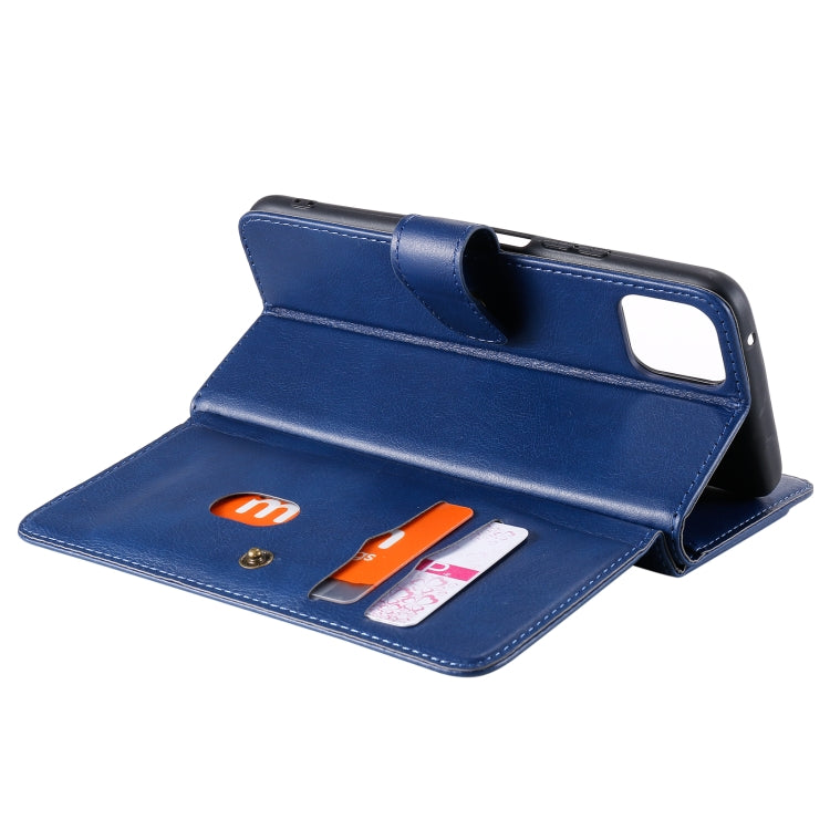 For Huawei Enjoy 20 5G Multifunctional Magnetic Copper Buckle Horizontal Flip Solid Color Leather Case with 10 Card Slots & Wallet & Holder & Photo Frame