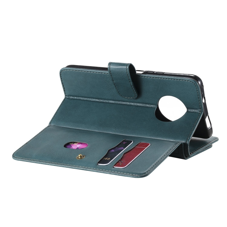 For Huawei Enjoy 20 Plus 5G Multifunctional Magnetic Copper Buckle Horizontal Flip Solid Color Leather Case with 10 Card Slots & Wallet & Holder & Photo Frame