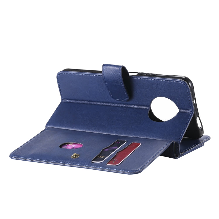 For Huawei Enjoy 20 Plus 5G Multifunctional Magnetic Copper Buckle Horizontal Flip Solid Color Leather Case with 10 Card Slots & Wallet & Holder & Photo Frame