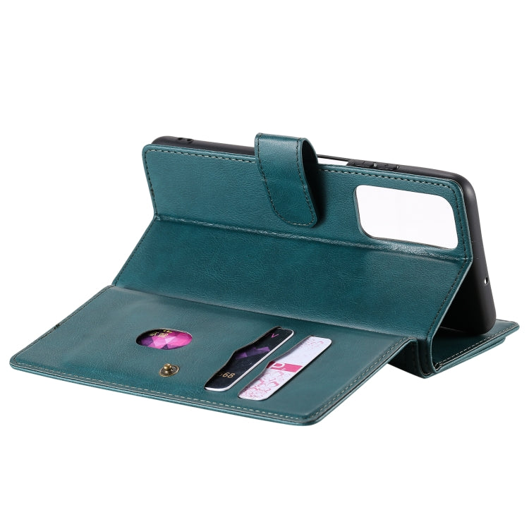 For Huawei Honor Play4 / Maimang 9 Multifunctional Magnetic Copper Buckle Horizontal Flip Solid Color Leather Case with 10 Card Slots & Wallet & Holder & Photo Frame