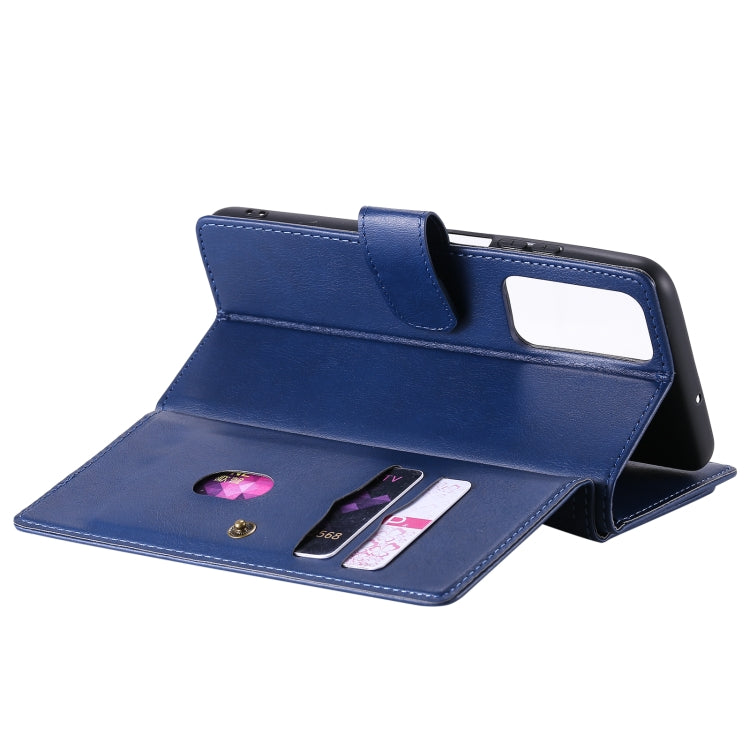For Huawei Honor Play4 / Maimang 9 Multifunctional Magnetic Copper Buckle Horizontal Flip Solid Color Leather Case with 10 Card Slots & Wallet & Holder & Photo Frame