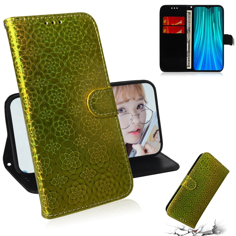 For Xiaomi Redmi Note 8 Pro Solid Color Colorful Magnetic Buckle Horizontal Flip PU Leather Case with Holder & Card Slots & Wallet & Lanyard