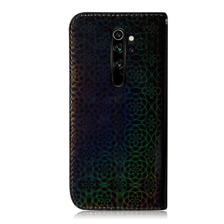 For Xiaomi Redmi Note 8 Pro Solid Color Colorful Magnetic Buckle Horizontal Flip PU Leather Case with Holder & Card Slots & Wallet & Lanyard