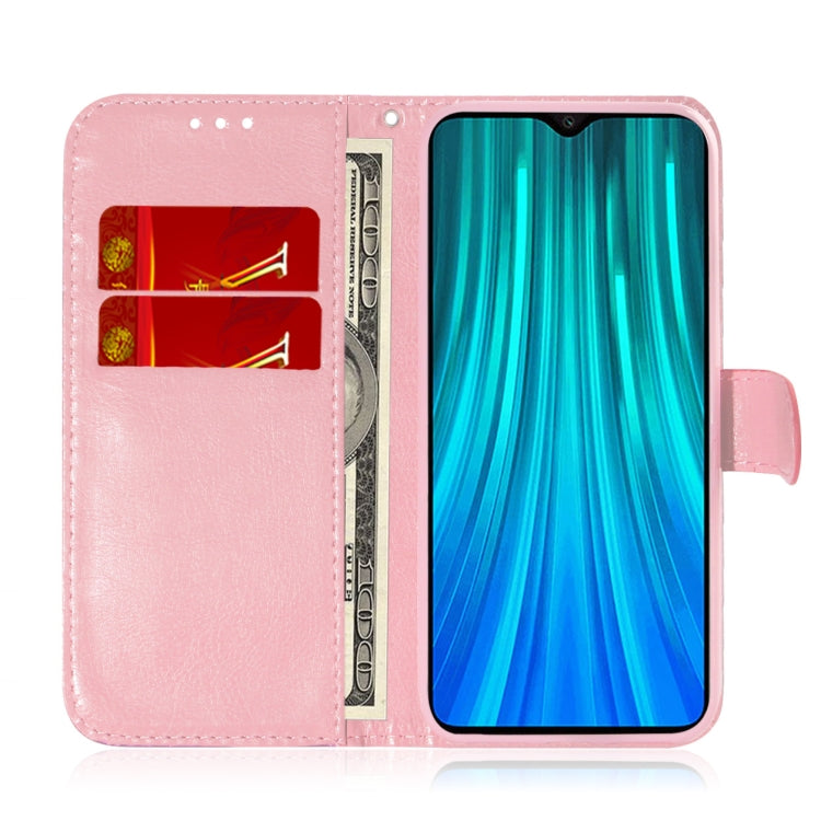 For Xiaomi Redmi Note 8 Pro Solid Color Colorful Magnetic Buckle Horizontal Flip PU Leather Case with Holder & Card Slots & Wallet & Lanyard