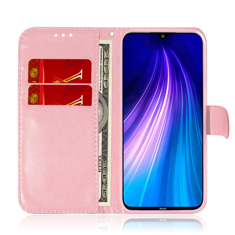 For Xiaomi Redmi Note 8 Solid Color Colorful Magnetic Buckle Horizontal Flip PU Leather Case with Holder & Card Slots & Wallet & Lanyard