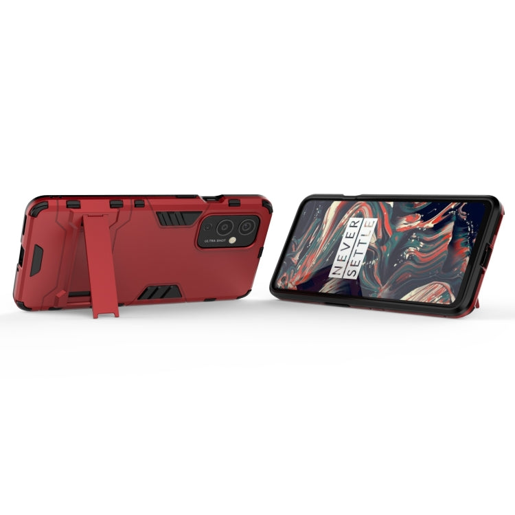 For OnePlus 9 PC + TPU Shockproof Protective Case with Holder