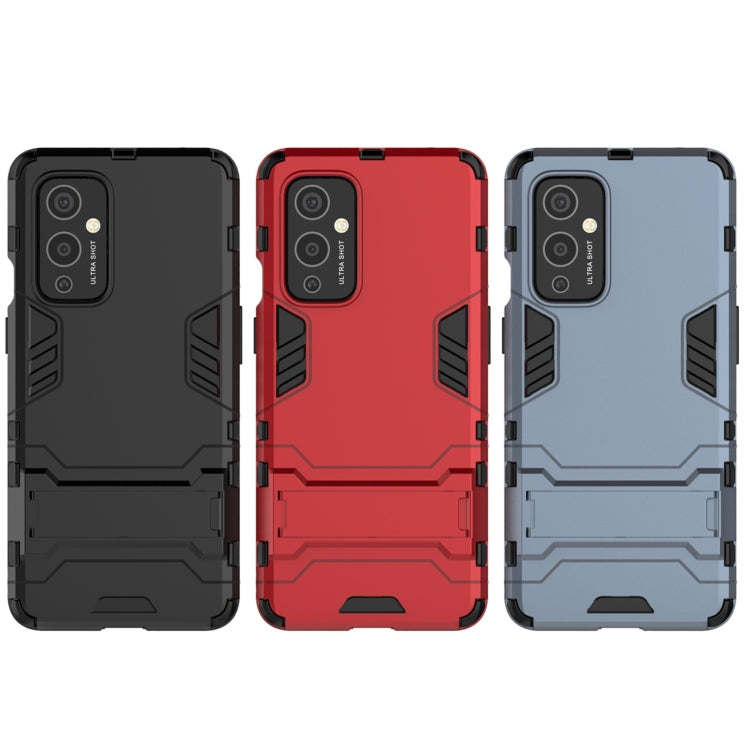 For OnePlus 9 PC + TPU Shockproof Protective Case with Holder