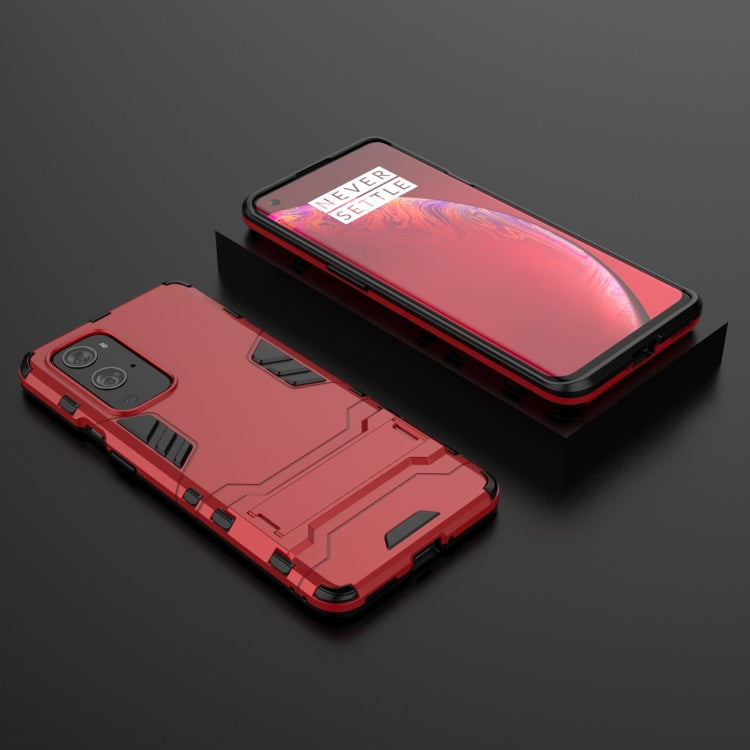 For OnePlus 9 Pro PC + TPU Shockproof Protective Case with Holder