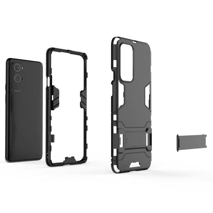 For OnePlus 9 Pro PC + TPU Shockproof Protective Case with Holder