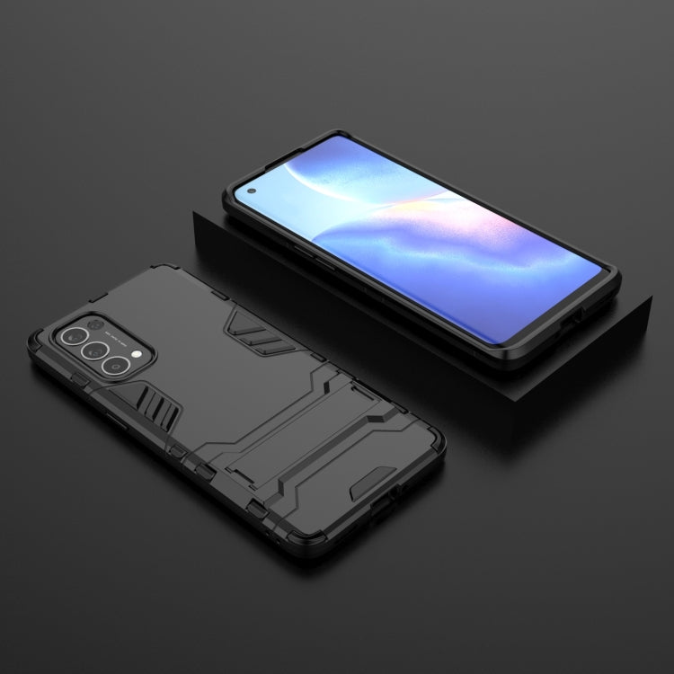 For OPPO Reno5 Pro PC + TPU Shockproof Protective Case with Holder