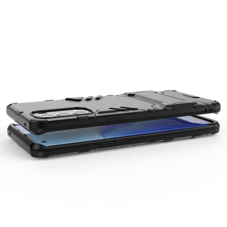 For OPPO Reno5 Pro PC + TPU Shockproof Protective Case with Holder