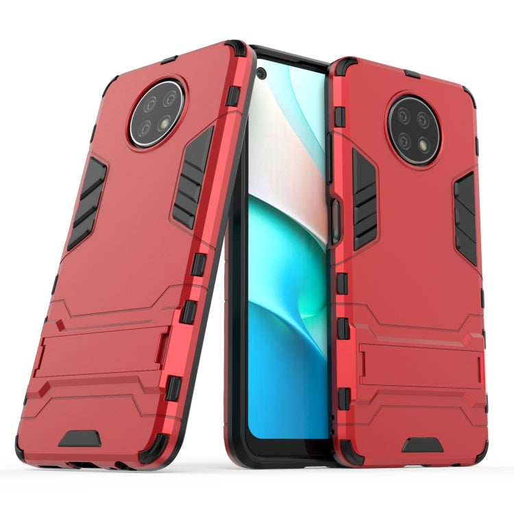 For Xiaomi Redmi Note 9 5G PC + TPU Shockproof Protective Case with Holder