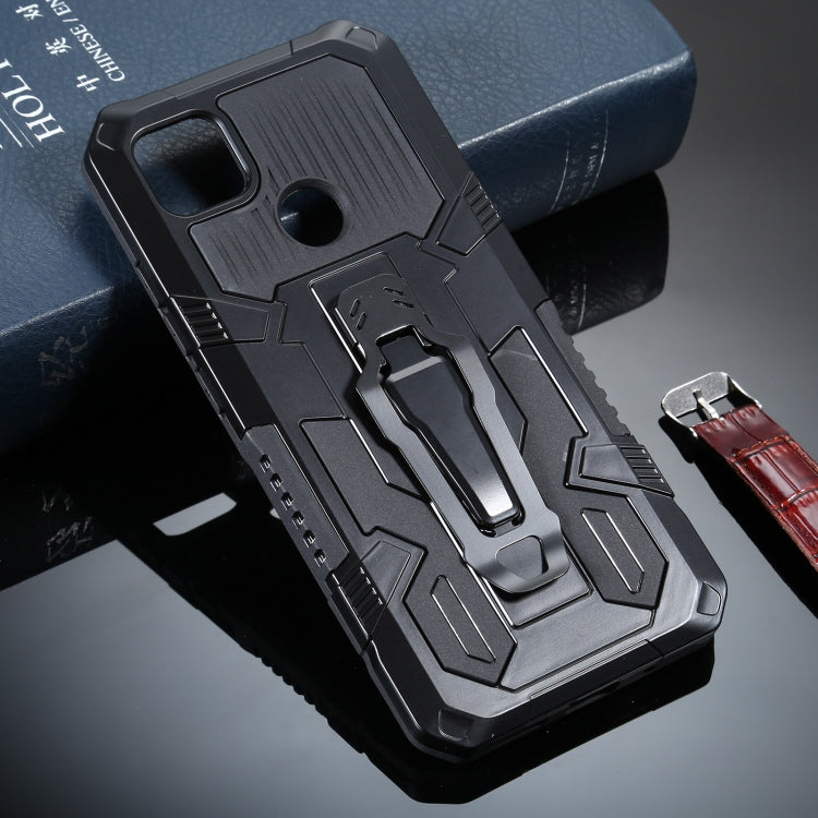 For Xiaomi Redmi 9C Armor Warrior Shockproof PC + TPU Protective Case