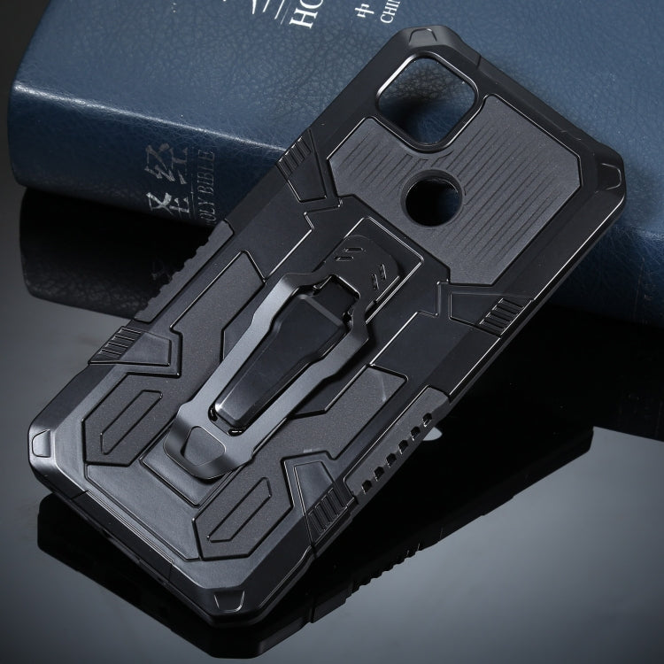 For Xiaomi Redmi 9C Armor Warrior Shockproof PC + TPU Protective Case