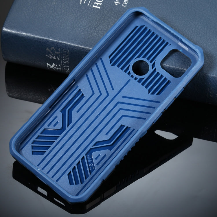 For Xiaomi Redmi 9C Armor Warrior Shockproof PC + TPU Protective Case