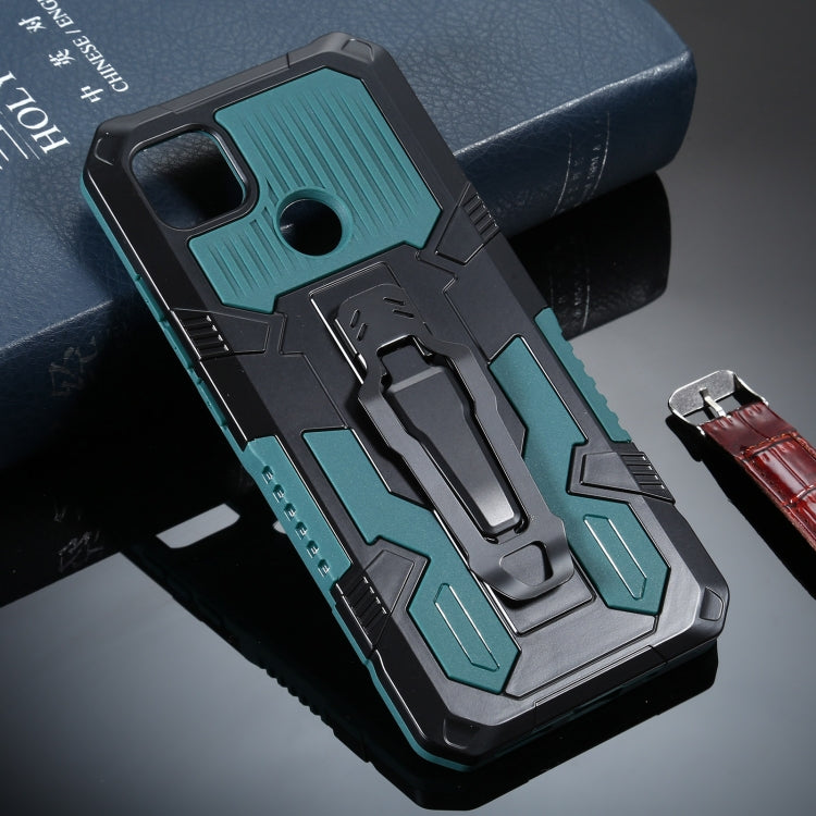 For Xiaomi Redmi 9C Armor Warrior Shockproof PC + TPU Protective Case