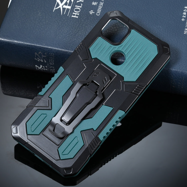 For Xiaomi Redmi 9C Armor Warrior Shockproof PC + TPU Protective Case