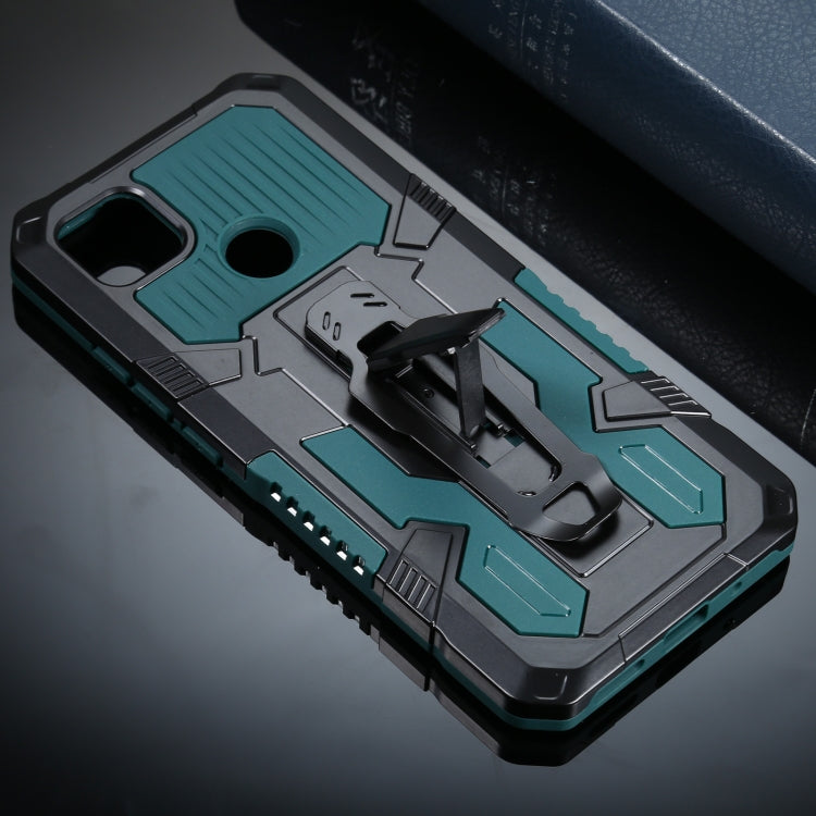 For Xiaomi Redmi 9C Armor Warrior Shockproof PC + TPU Protective Case