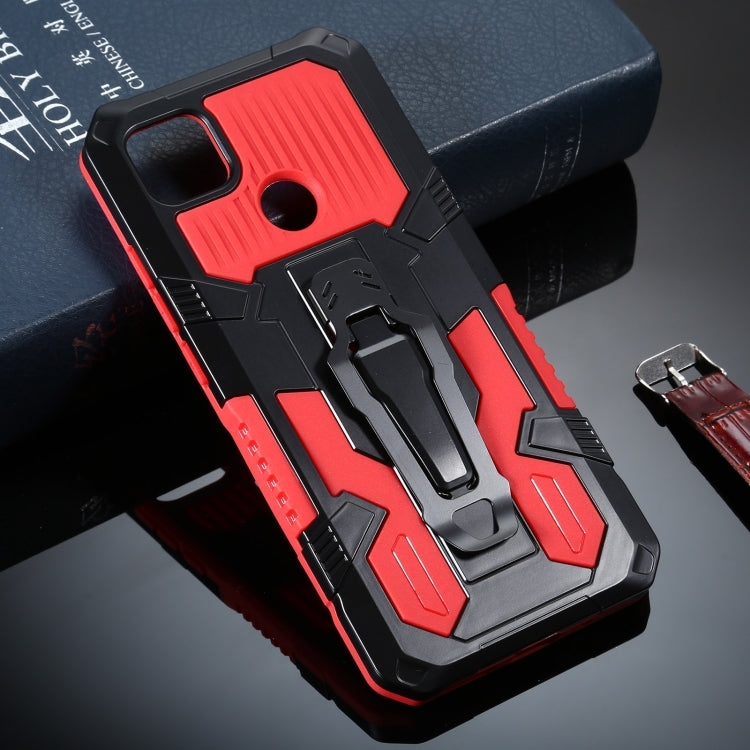 For Xiaomi Redmi 9C Armor Warrior Shockproof PC + TPU Protective Case