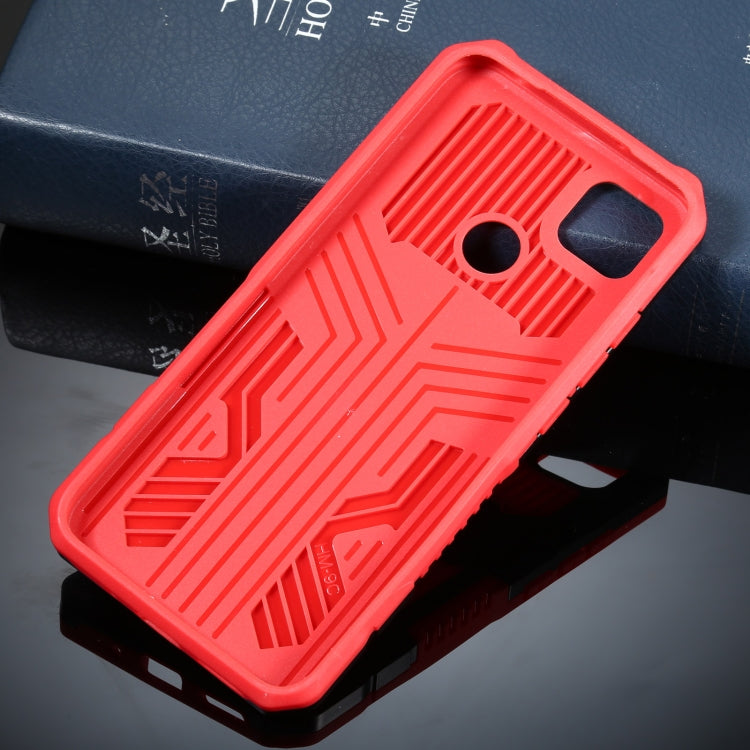 For Xiaomi Redmi 9C Armor Warrior Shockproof PC + TPU Protective Case