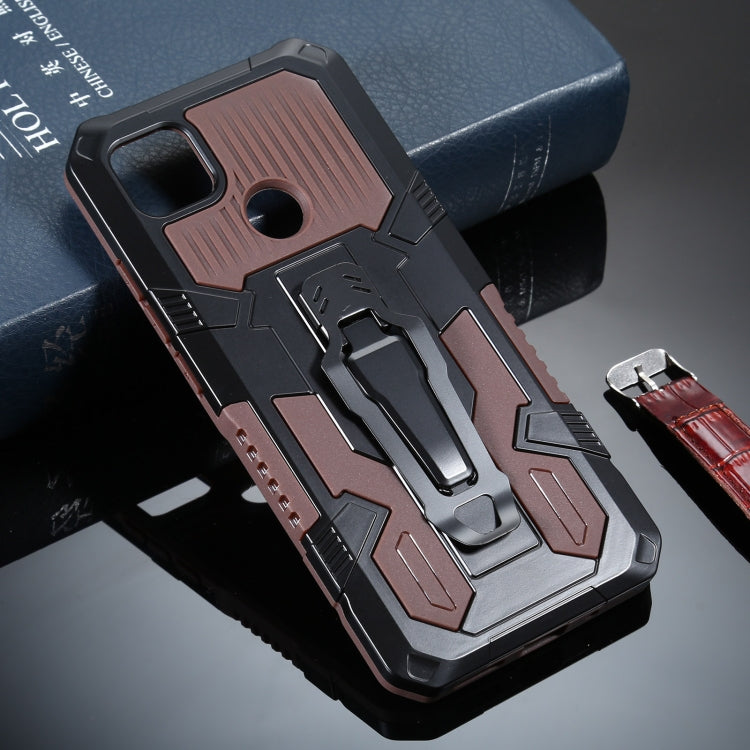 For Xiaomi Redmi 9C Armor Warrior Shockproof PC + TPU Protective Case