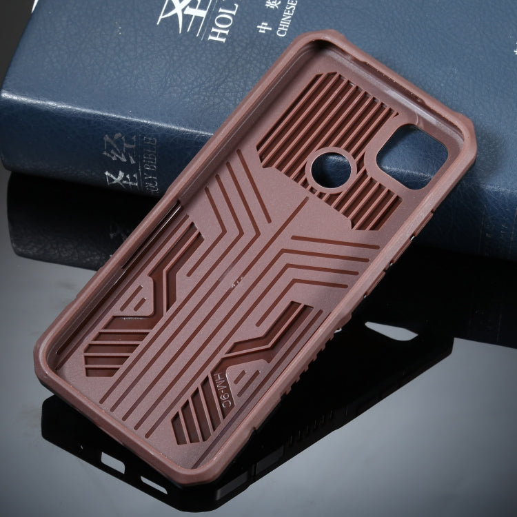 For Xiaomi Redmi 9C Armor Warrior Shockproof PC + TPU Protective Case