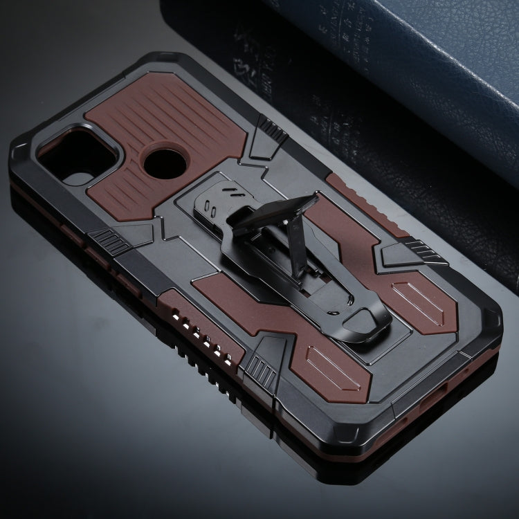 For Xiaomi Redmi 9C Armor Warrior Shockproof PC + TPU Protective Case