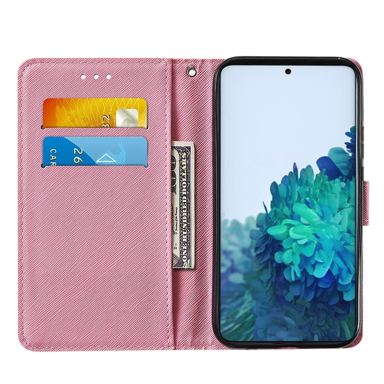 For Samsung Galaxy S21 5G Cross Texture Painting Pattern Horizontal Flip Leather Case with Holder & Card Slots & Wallet & Lanyard