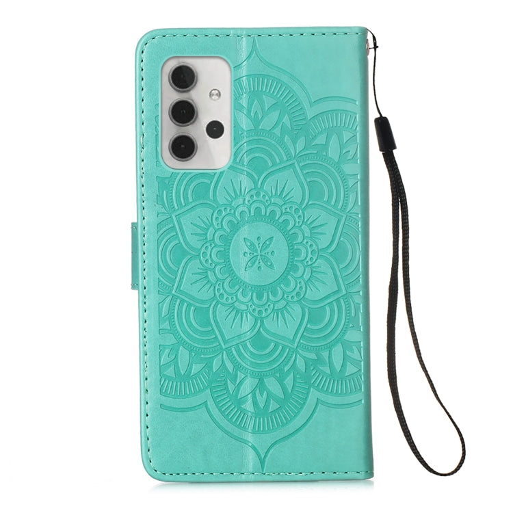 For Samsung Galaxy A32 5G Dream Catcher Printing Horizontal Flip Leather Case with Holder & Card Slots & Wallet & Lanyard
