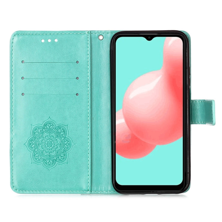 For Samsung Galaxy A32 5G Dream Catcher Printing Horizontal Flip Leather Case with Holder & Card Slots & Wallet & Lanyard