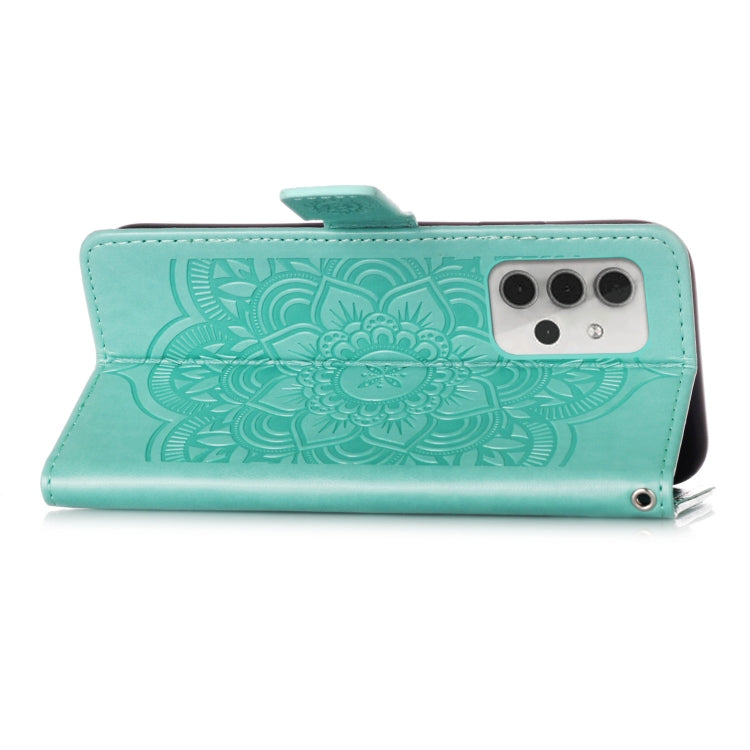 For Samsung Galaxy A32 5G Dream Catcher Printing Horizontal Flip Leather Case with Holder & Card Slots & Wallet & Lanyard