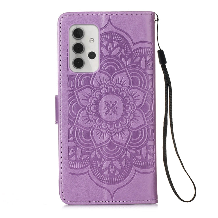 For Samsung Galaxy A32 5G Dream Catcher Printing Horizontal Flip Leather Case with Holder & Card Slots & Wallet & Lanyard