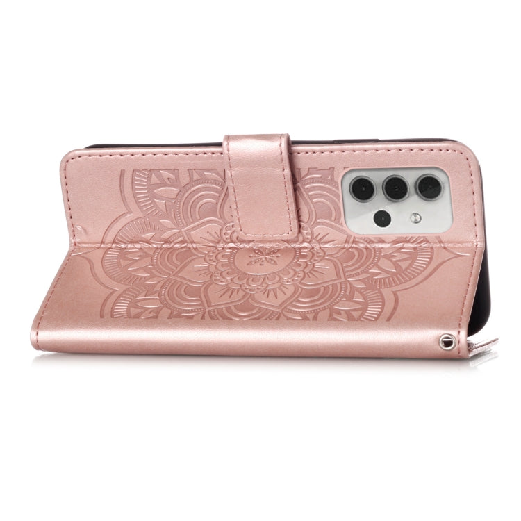 For Samsung Galaxy A32 5G Dream Catcher Printing Horizontal Flip Leather Case with Holder & Card Slots & Wallet & Lanyard