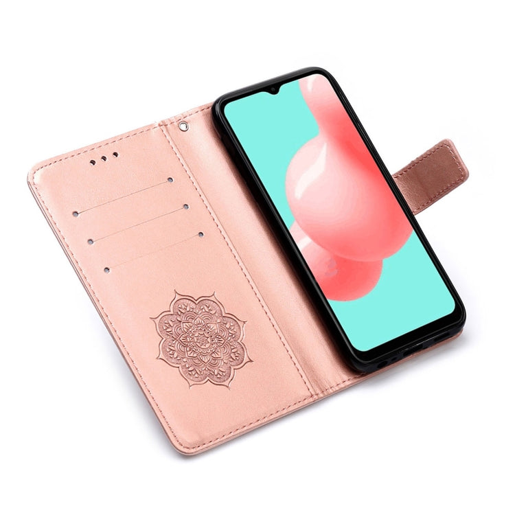 For Samsung Galaxy A32 5G Dream Catcher Printing Horizontal Flip Leather Case with Holder & Card Slots & Wallet & Lanyard