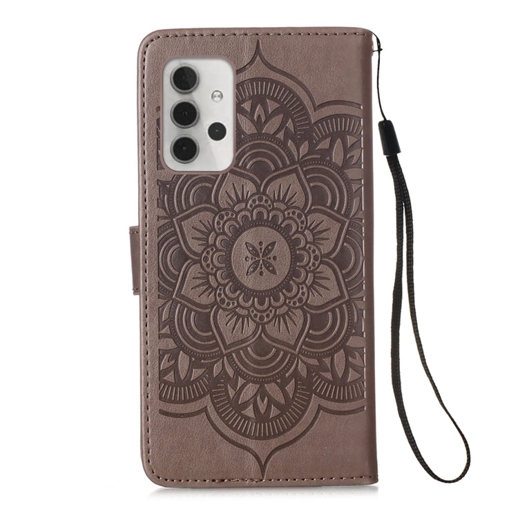 For Samsung Galaxy A32 5G Dream Catcher Printing Horizontal Flip Leather Case with Holder & Card Slots & Wallet & Lanyard