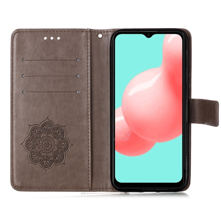 For Samsung Galaxy A32 5G Dream Catcher Printing Horizontal Flip Leather Case with Holder & Card Slots & Wallet & Lanyard
