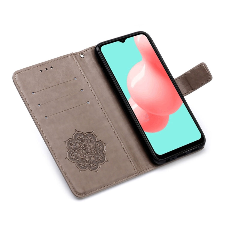 For Samsung Galaxy A32 5G Dream Catcher Printing Horizontal Flip Leather Case with Holder & Card Slots & Wallet & Lanyard