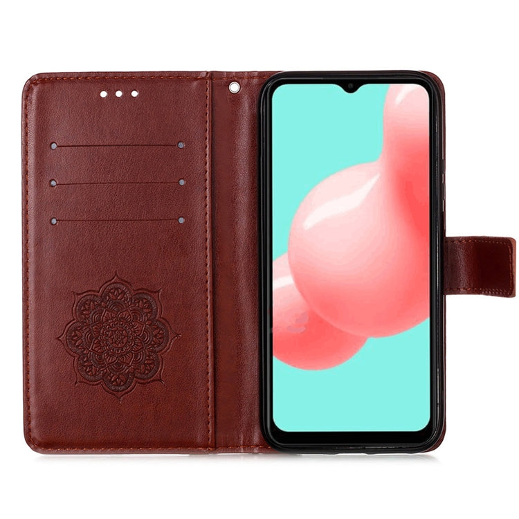 For Samsung Galaxy A32 5G Dream Catcher Printing Horizontal Flip Leather Case with Holder & Card Slots & Wallet & Lanyard
