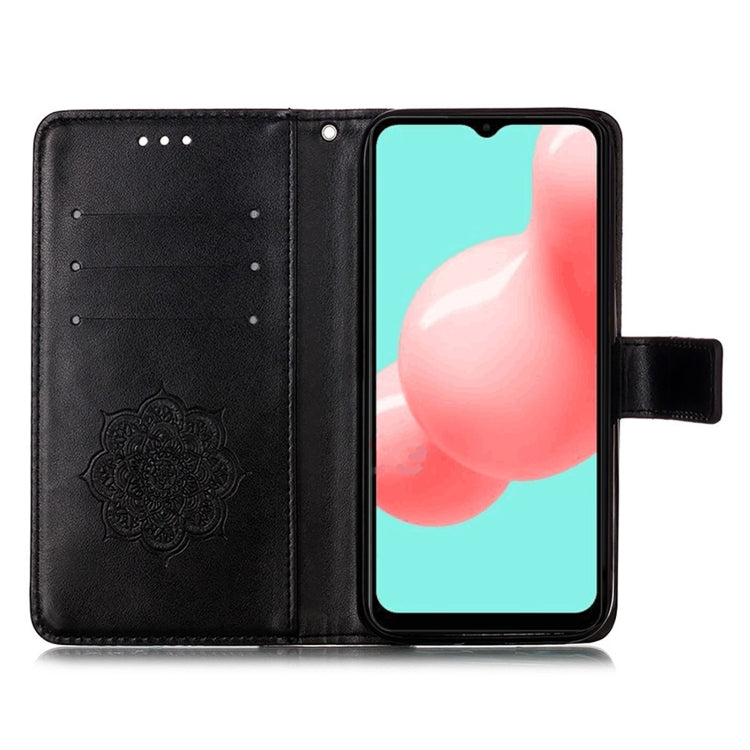 For Samsung Galaxy A32 5G Dream Catcher Printing Horizontal Flip Leather Case with Holder & Card Slots & Wallet & Lanyard