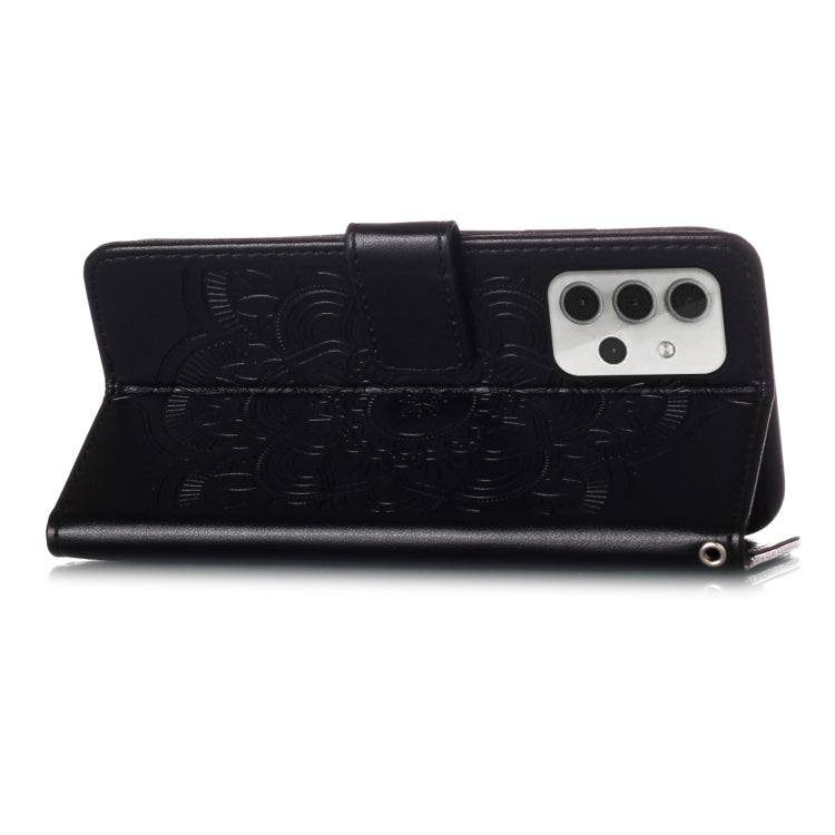 For Samsung Galaxy A32 5G Dream Catcher Printing Horizontal Flip Leather Case with Holder & Card Slots & Wallet & Lanyard