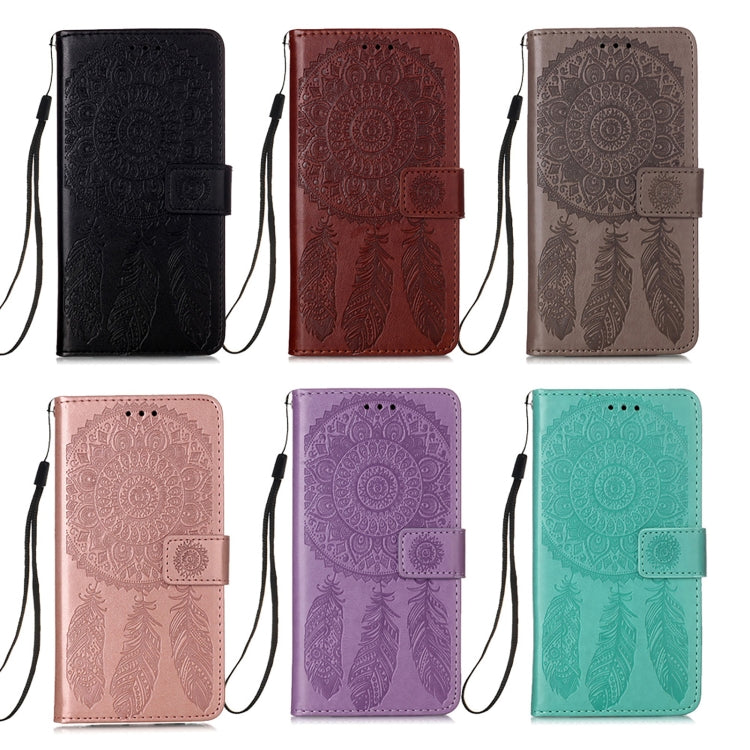 For Samsung Galaxy A32 5G Dream Catcher Printing Horizontal Flip Leather Case with Holder & Card Slots & Wallet & Lanyard
