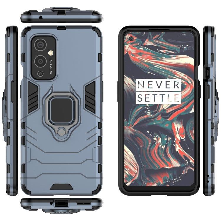 For OnePlus 9 PC + TPU Shockproof Protective Case with Magnetic Ring Holder