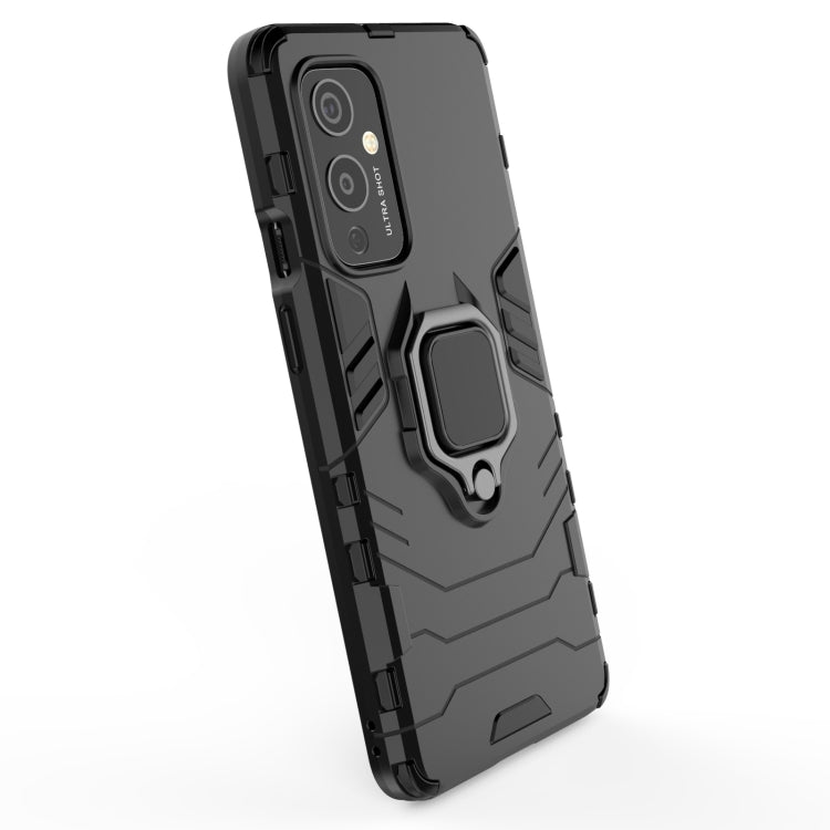 For OnePlus 9 PC + TPU Shockproof Protective Case with Magnetic Ring Holder