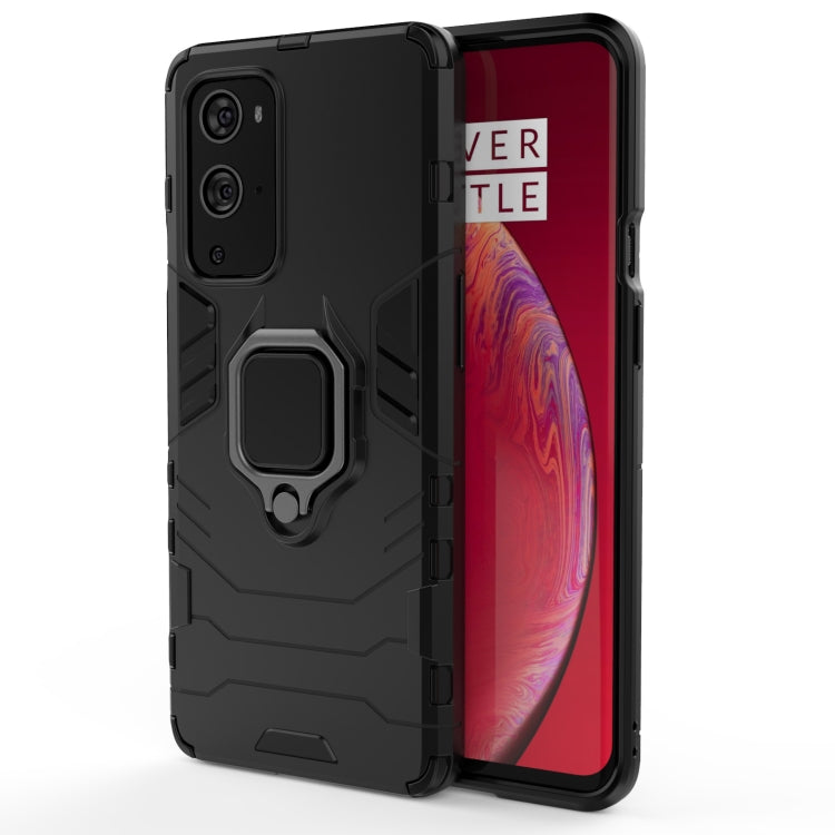 For OnePlus 9 Pro PC + TPU Shockproof Protective Case with Magnetic Ring Holder