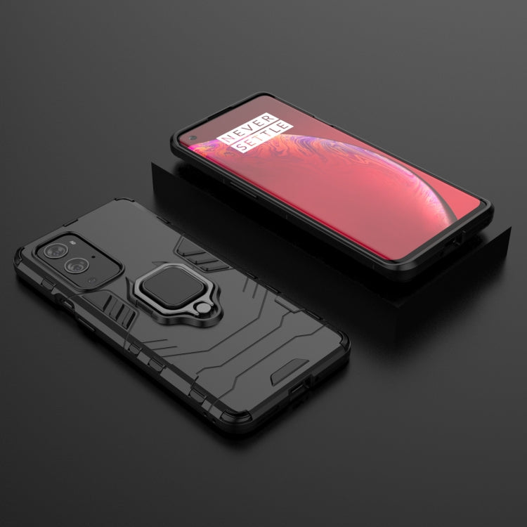 For OnePlus 9 Pro PC + TPU Shockproof Protective Case with Magnetic Ring Holder
