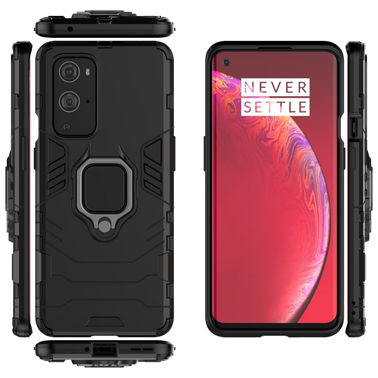 For OnePlus 9 Pro PC + TPU Shockproof Protective Case with Magnetic Ring Holder