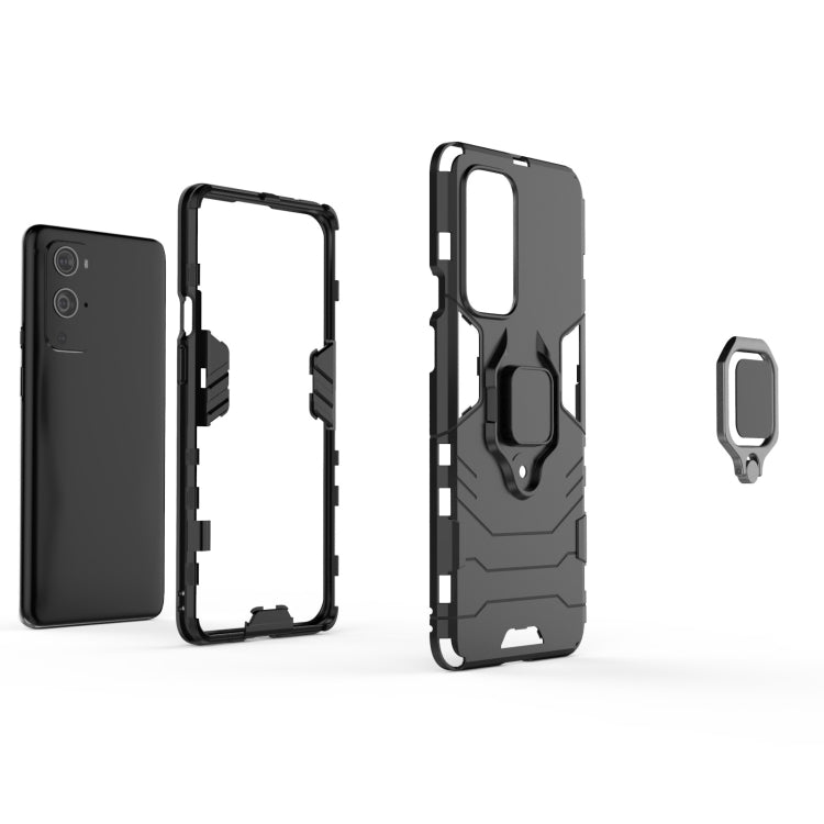 For OnePlus 9 Pro PC + TPU Shockproof Protective Case with Magnetic Ring Holder