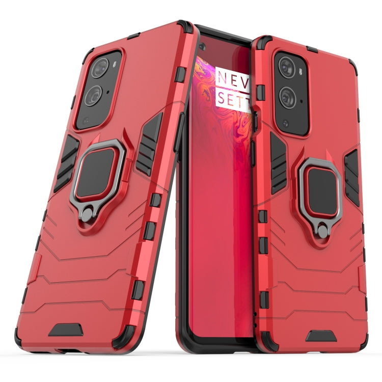 For OnePlus 9 Pro PC + TPU Shockproof Protective Case with Magnetic Ring Holder