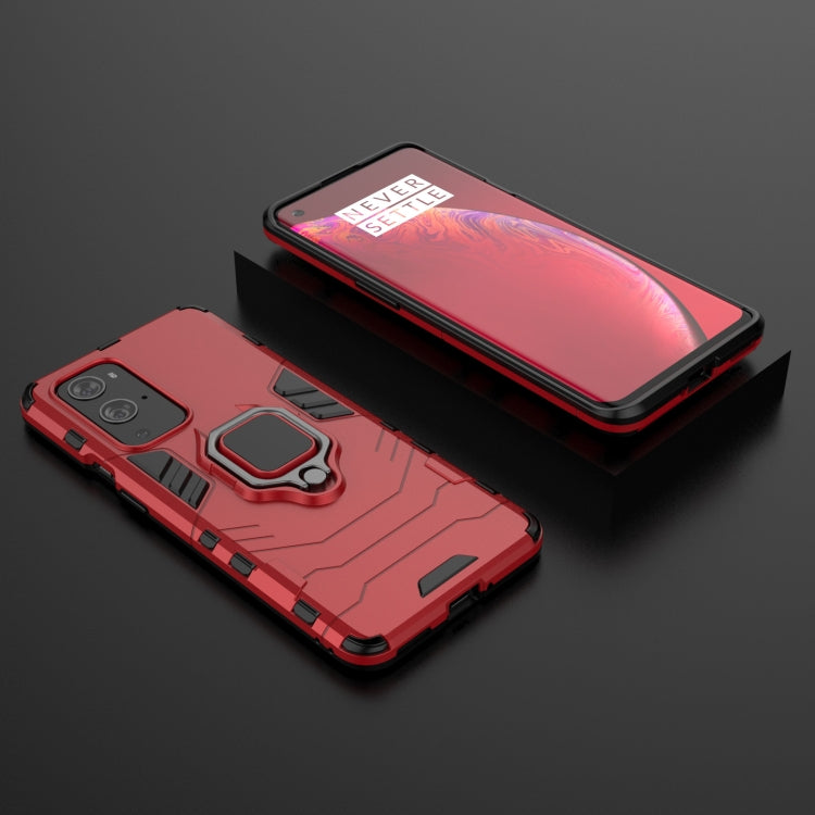 For OnePlus 9 Pro PC + TPU Shockproof Protective Case with Magnetic Ring Holder