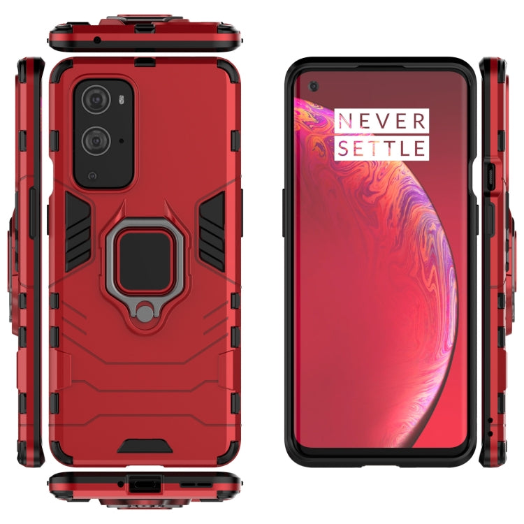 For OnePlus 9 Pro PC + TPU Shockproof Protective Case with Magnetic Ring Holder
